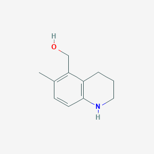 molecular formula C11H15NO B3007677 (6-Methyl-1,2,3,4-tetrahydroquinolin-5-yl)methanol CAS No. 2411315-10-9