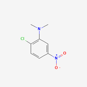 molecular formula C8H9ClN2O2 B3007744 2-chloro-N,N-dimethyl-5-nitroaniline CAS No. 17815-97-3