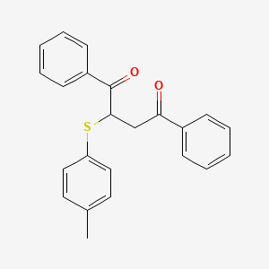 2-[(4-Methylphenyl)sulfanyl]-1,4-diphenyl-1,4-butanedione