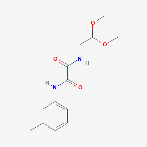 N1-(2,2-dimethoxyethyl)-N2-(m-tolyl)oxalamide
