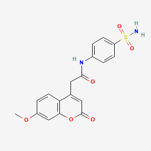 2-(7-Methoxy-2-Oxo-2h-Chromen-4-Yl)-N-(4-Sulfamoylphenyl)acetamide
