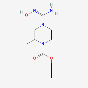 Tert-butyl 4-[(Z)-N'-hydroxycarbamimidoyl]-2-methylpiperazine-1-carboxylate