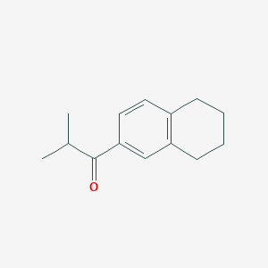 molecular formula C14H18O B3007851 2-Methyl-1-(5,6,7,8-tetrahydronaphthalen-2-yl)propan-1-one CAS No. 116707-04-1