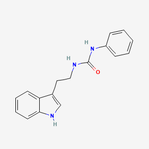 molecular formula C17H17N3O B3007854 1-[2-(1H-indol-3-yl)ethyl]-3-phenylurea CAS No. 32585-51-6