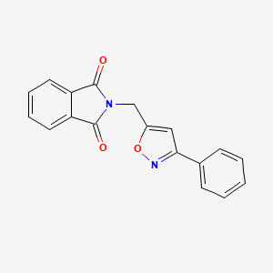 2-[(3-phenyl-5-isoxazolyl)methyl]-1H-isoindole-1,3(2H)-dione