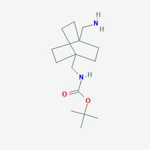 tert-butyl N-{[4-(aminomethyl)bicyclo[2.2.2]octan-1-yl]methyl}carbamate