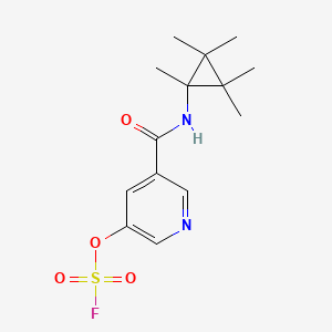 3-Fluorosulfonyloxy-5-[(1,2,2,3,3-pentamethylcyclopropyl)carbamoyl]pyridine