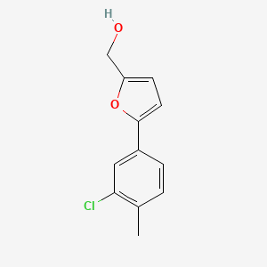 [5-(3-Chloro-4-methylphenyl)furan-2-yl]methanol