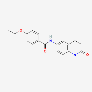 4-isopropoxy-N-(1-methyl-2-oxo-1,2,3,4-tetrahydroquinolin-6-yl)benzamide