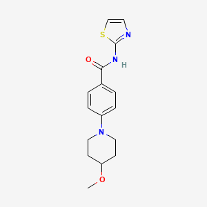 4-(4-methoxypiperidin-1-yl)-N-(thiazol-2-yl)benzamide