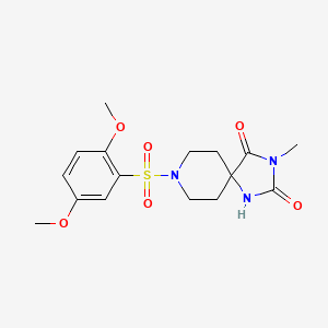 8-((2,5-Dimethoxyphenyl)sulfonyl)-3-methyl-1,3,8-triazaspiro[4.5]decane-2,4-dione