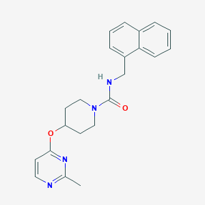 4-((2-methylpyrimidin-4-yl)oxy)-N-(naphthalen-1-ylmethyl)piperidine-1-carboxamide