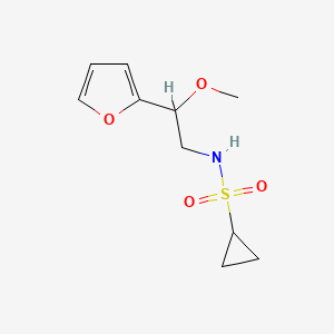N-(2-(furan-2-yl)-2-methoxyethyl)cyclopropanesulfonamide