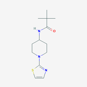 N-(1-(thiazol-2-yl)piperidin-4-yl)pivalamide