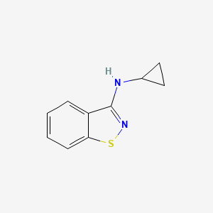 molecular formula C10H10N2S B3008057 N-Cyclopropylbenzo[d]isothiazol-3-amine CAS No. 1353983-25-1