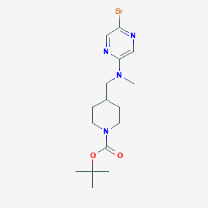 Tert-butyl 4-[[(5-bromopyrazin-2-yl)-methylamino]methyl]piperidine-1-carboxylate