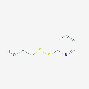 molecular formula C7H9NOS2 B3008083 2-(Pyridin-2-yldisulfanyl)ethanol CAS No. 111625-28-6; 302931-30-2