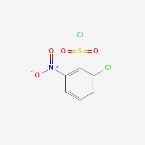 molecular formula C6H3Cl2NO4S B3008101 2-Chloro-6-nitrobenzene-1-sulfonyl chloride CAS No. 17970-75-1
