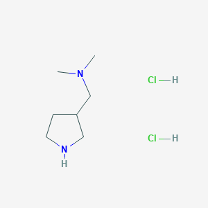 molecular formula C7H18Cl2N2 B3008104 二甲基(吡咯烷-3-基甲基)胺二盐酸盐 CAS No. 208711-42-6