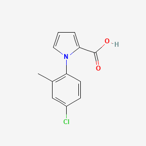 molecular formula C12H10ClNO2 B3008188 1-(4-氯-2-甲基苯基)-1H-吡咯-2-羧酸 CAS No. 952959-54-5