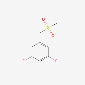 molecular formula C8H8F2O2S B3008201 3,5-Difluorobenzyl methyl sulfone CAS No. 261924-28-1
