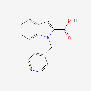 1-[(pyridin-4-yl)methyl]-1H-indole-2-carboxylic acid
