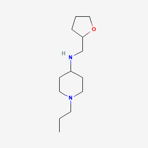 molecular formula C13H26N2O B3008246 N-(oxolan-2-ylmethyl)-1-propylpiperidin-4-amine CAS No. 416870-70-7
