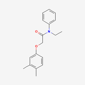 molecular formula C18H21NO2 B3008293 2-(3,4-dimethylphenoxy)-N-ethyl-N-phenylacetamide CAS No. 692264-13-4