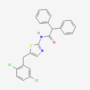 N-(5-(2,5-Dichlorobenzyl)-1,3-thiazol-2-YL)-2,2-diphenylacetamide