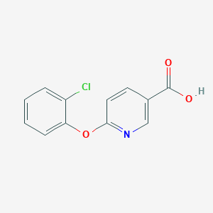 molecular formula C12H8ClNO3 B3008455 6-(2-Chlorophenoxy)pyridine-3-carboxylic acid CAS No. 954255-32-4