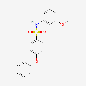 N-(3-methoxyphenyl)-4-(o-tolyloxy)benzenesulfonamide
