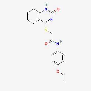 N-(4-ethoxyphenyl)-2-[(2-oxo-5,6,7,8-tetrahydro-1H-quinazolin-4-yl)sulfanyl]acetamide