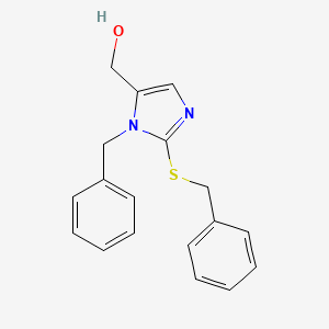 [1-benzyl-2-(benzylsulfanyl)-1H-imidazol-5-yl]methanol