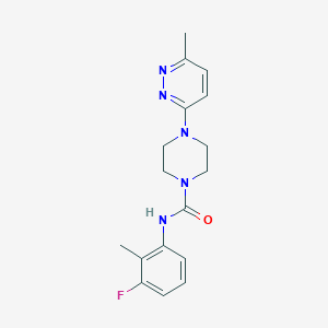 N-(3-fluoro-2-methylphenyl)-4-(6-methylpyridazin-3-yl)piperazine-1-carboxamide