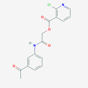 [2-(3-Acetylanilino)-2-oxoethyl] 2-chloropyridine-3-carboxylate
