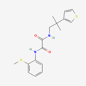 N1-(2-methyl-2-(thiophen-3-yl)propyl)-N2-(2-(methylthio)phenyl)oxalamide