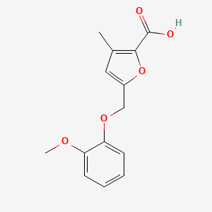 5-(2-Methoxy-phenoxymethyl)-3-methyl-furan-2-carboxylic acid