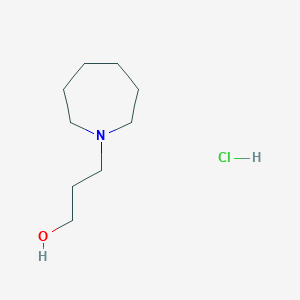 molecular formula C9H20ClNO B3008640 3-(Azepan-1-yl)propan-1-ol hydrochloride CAS No. 119014-31-2
