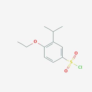 molecular formula C11H15ClO3S B3008654 4-Ethoxy-3-isopropylbenzenesulfonyl chloride CAS No. 1094231-47-6