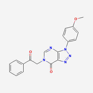 3-(4-methoxyphenyl)-6-(2-oxo-2-phenylethyl)-3H-[1,2,3]triazolo[4,5-d]pyrimidin-7(6H)-one