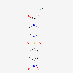 Ethyl 4-((4-nitrophenyl)sulfonyl)piperazine-1-carboxylate