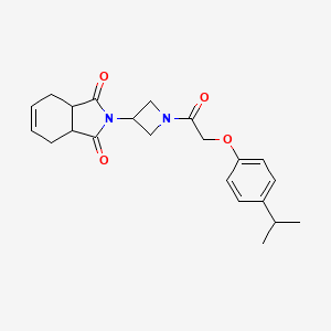 2-(1-(2-(4-isopropylphenoxy)acetyl)azetidin-3-yl)-3a,4,7,7a-tetrahydro-1H-isoindole-1,3(2H)-dione