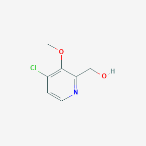 molecular formula C7H8ClNO2 B3008752 (4-Chloro-3-methoxypyridin-2-yl)methanol CAS No. 170621-85-9