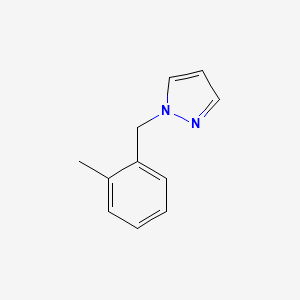 1-[(2-Methylphenyl)methyl]pyrazole