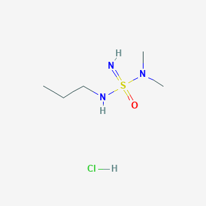 N-(Dimethylaminosulfonimidoyl)propan-1-amine;hydrochloride