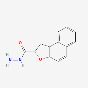 molecular formula C13H12N2O2 B3008810 1,2-Dihydronaphtho[2,1-b]furan-2-carbohydrazide CAS No. 400878-27-5