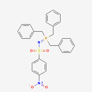 molecular formula C27H25N2O4PS B3008814 4-nitro-N-(tribenzylphosphoranylidene)benzenesulfonamide CAS No. 324058-06-2