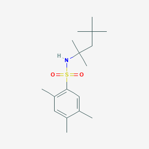molecular formula C17H29NO2S B3008840 (1,1,3,3-Tetramethylbutyl)[(2,4,5-trimethylphenyl)sulfonyl]amine CAS No. 1246823-23-3
