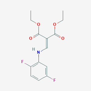 Diethyl 2-[(2,5-difluoroanilino)methylene]malonate