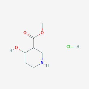 Methyl 4-hydroxypiperidine-3-carboxylate hydrochloride
